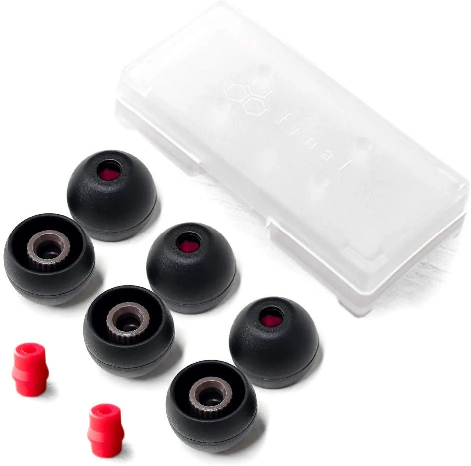 Final Audio Type E Silicone Eartips  with Case and Nozzle Adapter - Image 5
