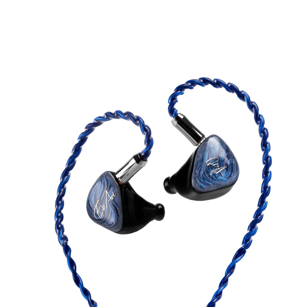 QoA Queen of Audio Misty Blue Planar/Dynamic Hybrids In Ear Monitors