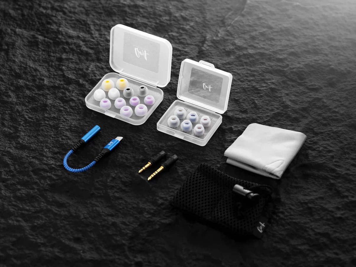 QoA Queen of Audio Misty Blue Planar/Dynamic Hybrids In Ear Monitors - Image 3